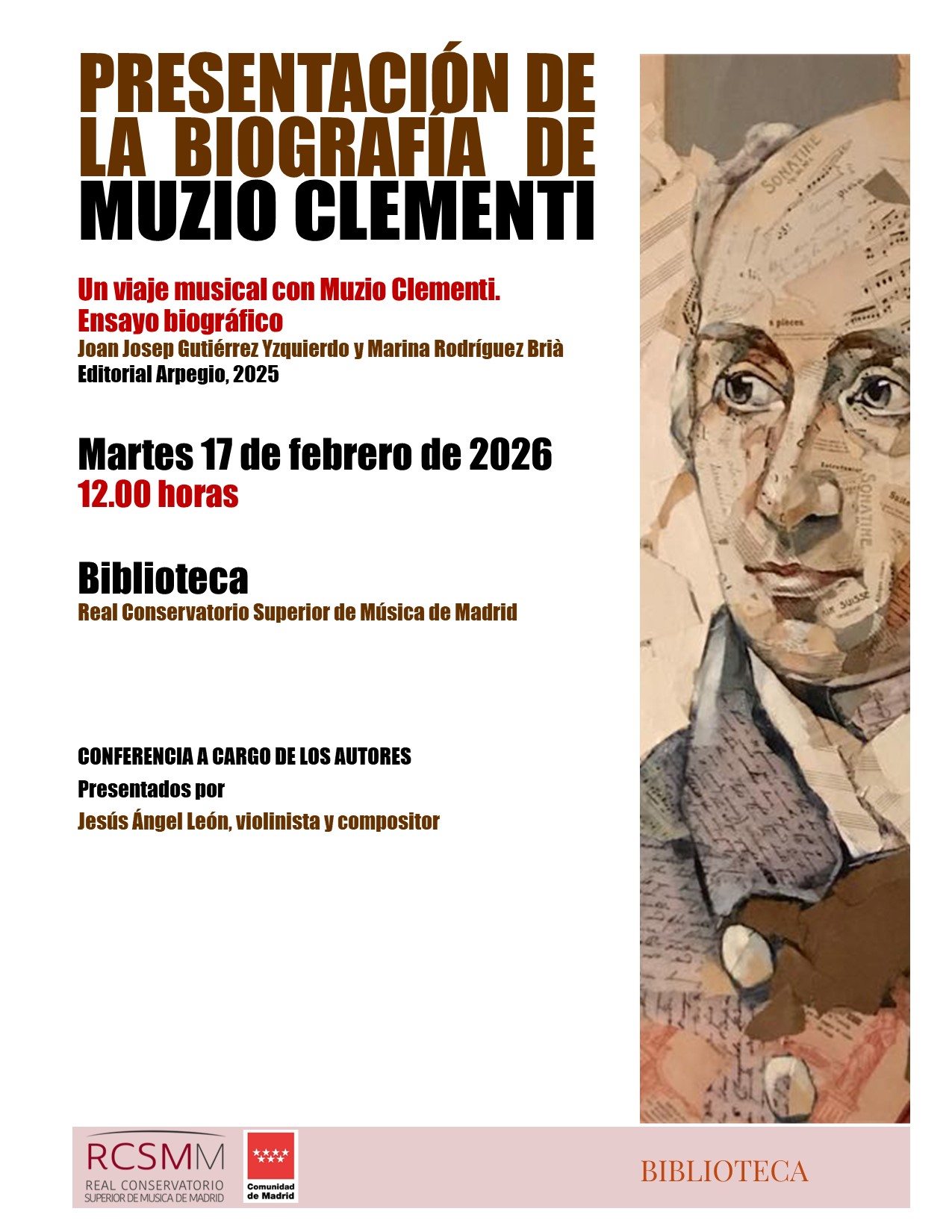 presentacion-biografia-muzio-clementi Anuncios | Eventos | Editorial Arpegio 